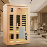 Hemlock Two-Person Low EMF Far Infrared Sauna Room - Omega Lifestyles