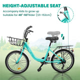 20-Inch Lightweight Steel Frame Kids Bike With Brakes - Omega Lifestyles