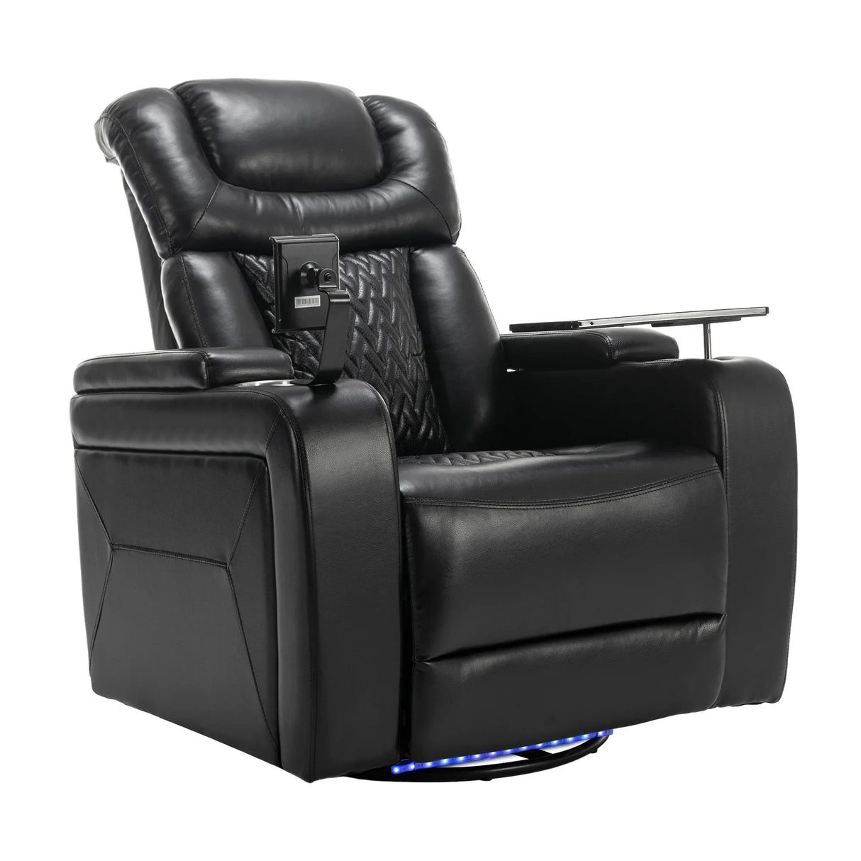 Power Reclining PU Leather Home Theater Recliner Chair - Omega Lifestyles
