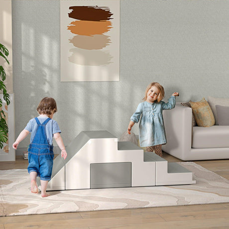 2-Piece Soft Foam Kids Climbing Play Set - Omega Lifestyles