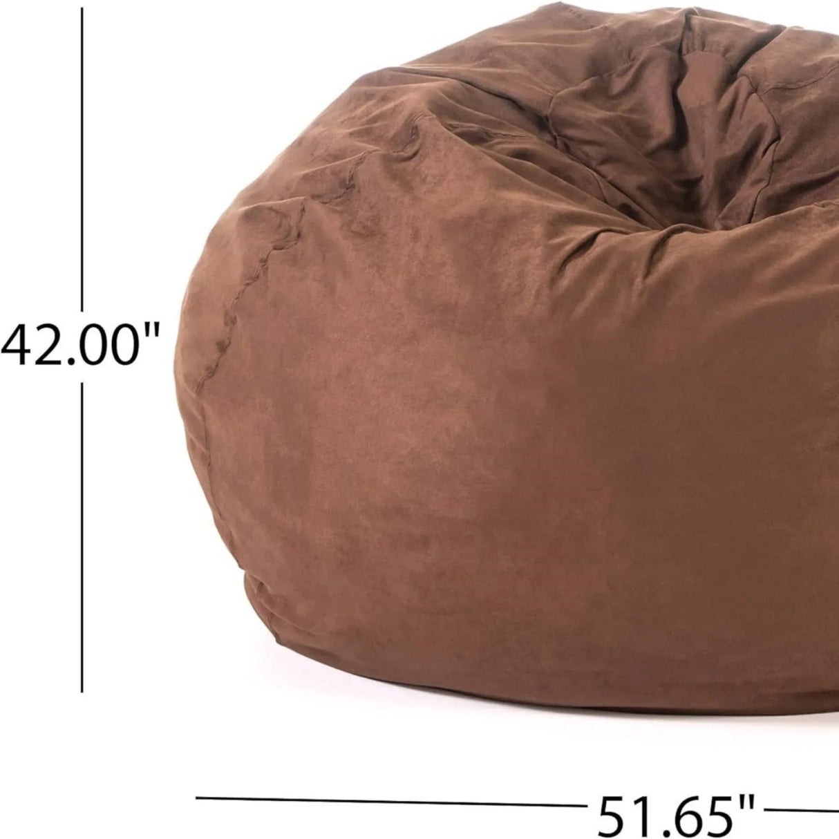 High-Density Shredded Foam Microsuede Bean Bag Chair - Omega Lifestyles
