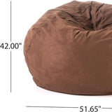 High-Density Shredded Foam Microsuede Bean Bag Chair - Omega Lifestyles
