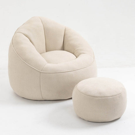 Microfiber Foam Filled Bedding Bean Bag Chair - Sleep Galleria
