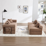 Convertible Folding Corduroy Memory Foam Sofa Bed - Omega Lifestyles