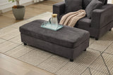 Corduroy Chaise Lounge Chair With Removable Ottoman - Omega Lifestyles