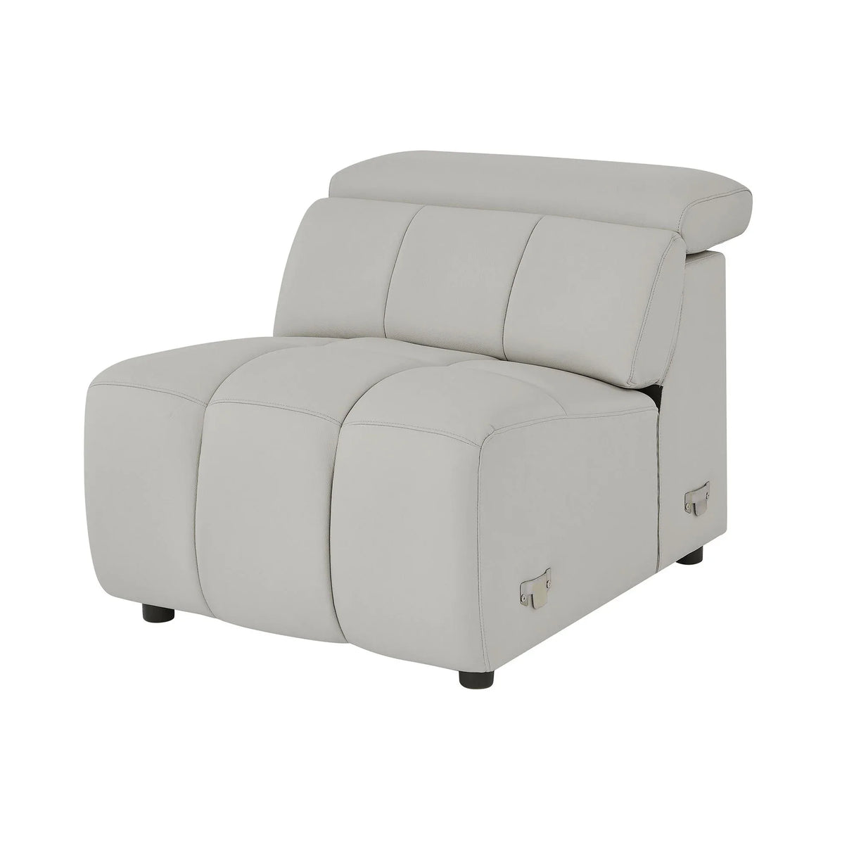 Electric Reclining 4-Seat Genuine Leather L-Shaped Sofa - Omega Lifestyles