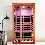 Far Infrared Okoumé Wood Dry Sauna Spa Room - Omega Lifestyles