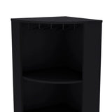 Modern Oban Corner Bar Cabinet With Bottle Storage - Omega Lifestyles
