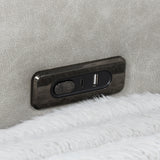 Power Reclining Modern Corduroy Sectional Sofa With Console - Omega Lifestyles