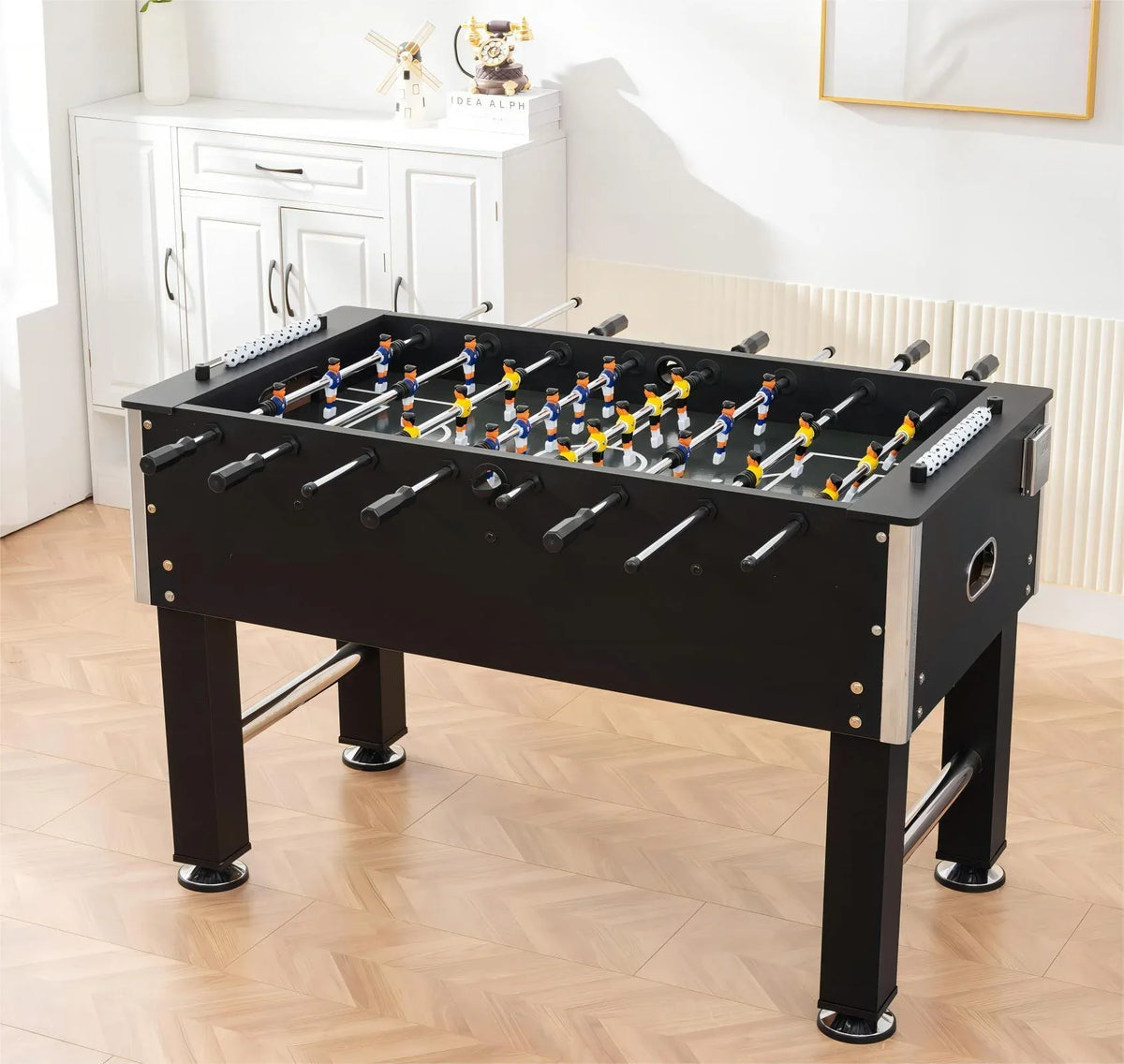 54-Inch Indoor MDF Steel Soccer Foosball Game Table - Omega Lifestyles