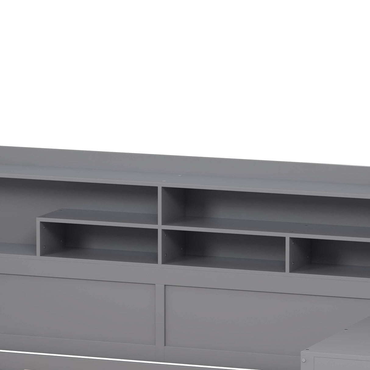 Multi-Functional Wooden Bed Frame With Trundle And Desk - Omega Lifestyles