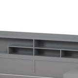 Multi-Functional Wooden Bed Frame With Trundle And Desk - Omega Lifestyles