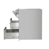 Stainless Steel Kitchen Cabinet With Paper Towel Holder - Omega Lifestyles