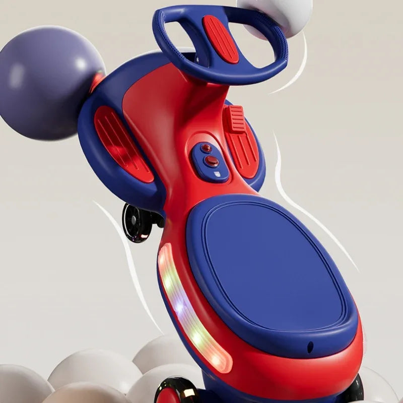 Kids Electric Wiggle Car Rechargeable Battery Pedal Toy - Omega Lifestyles