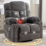 Oversized Soft Massage Recliner Chair With Heating - Omega Lifestyles