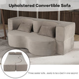 Foldable 3-Seat Soft Compressed Foam Sofa Bed - Omega Lifestyles