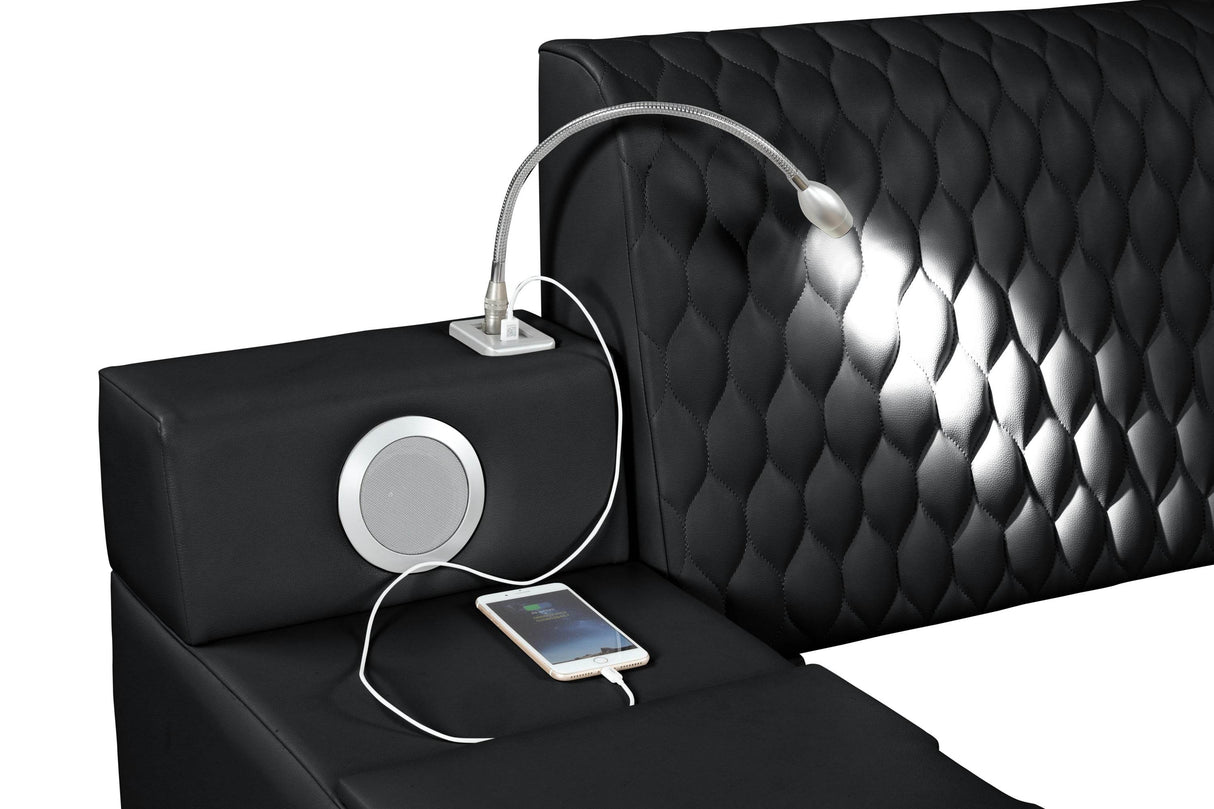 Remote-Controlled Massage Chaise Lounge Bed Frame - Omega Lifestyles