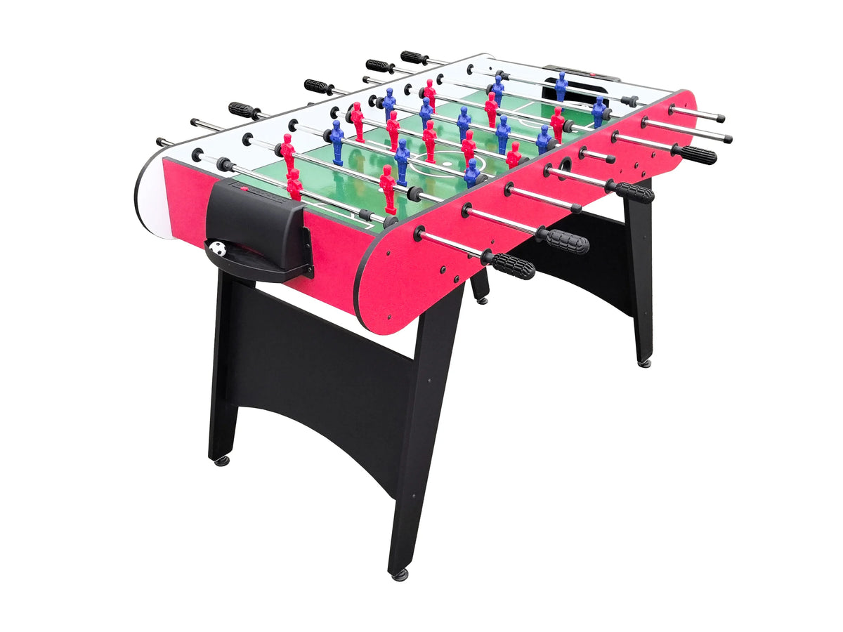 48-Inch Wood Foosball Table With MDF Steel Construction - Omega Lifestyles