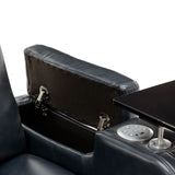 Power PU Leather Recliner Chair With Cooling Cup Holder - Omega Lifestyles