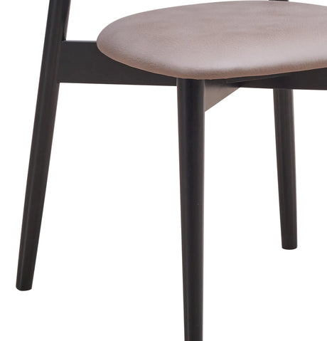 5-Piece Natural Finish Dining Room Table And Chairs Set - Omega Lifestyles