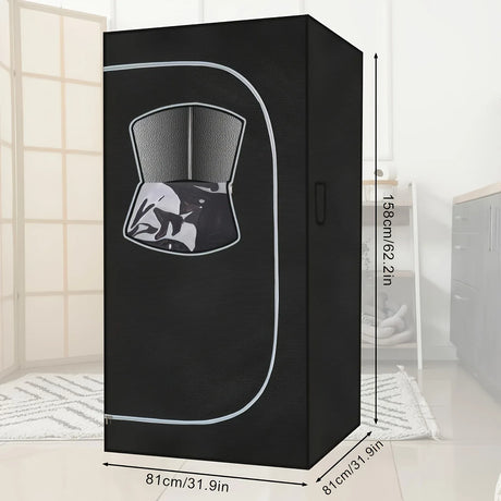 Portable Steam Sauna Tent With Folding Chair Remote Control - Omega Lifestyles