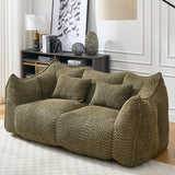 Dual Chenille Bean Bag Chair With High Resilience Foam Core - Omega Lifestyles