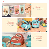 Kids Multicolor ABS Play Food Kitchen Stand Toy - Omega Lifestyles