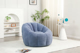 Plush Teddy Foam Bean Bag Chair With Armrests - Omega Lifestyles