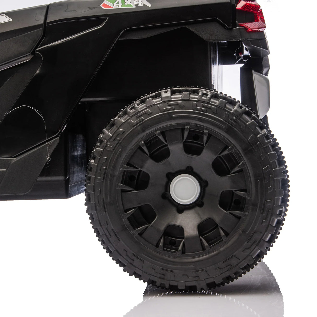 24V Kids Remote Control Black Ride On UTV - Omega Lifestyles