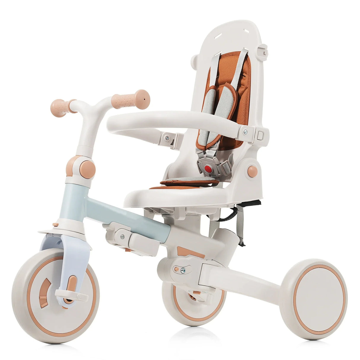 7-in-1 Multifunctional Foldable Baby Tricycle With Canopy - Omega Lifestyles