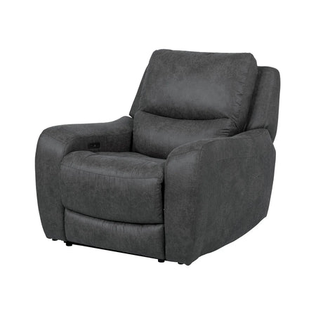 Contemporary Power Recliner Oversized Seat Soft Track Arms - Omega Lifestyles