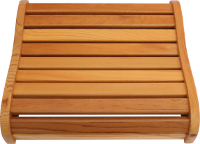 Ergonomic S-Shaped Solid Wood Sauna Backrest - Omega Lifestyles