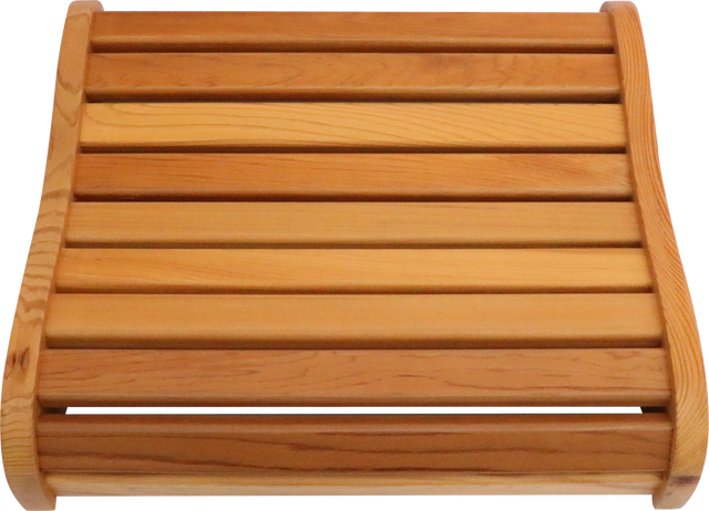 Ergonomic S-Shaped Solid Wood Sauna Backrest - Omega Lifestyles