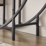 Rustic Brown Vintage Industrial 5-Tier Storage Rack - Omega Lifestyles