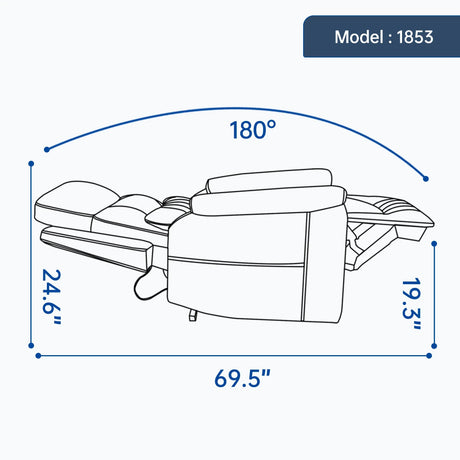 Dual Motor Power Lift Recliner Chair With Massage Heating - Omega Lifestyles