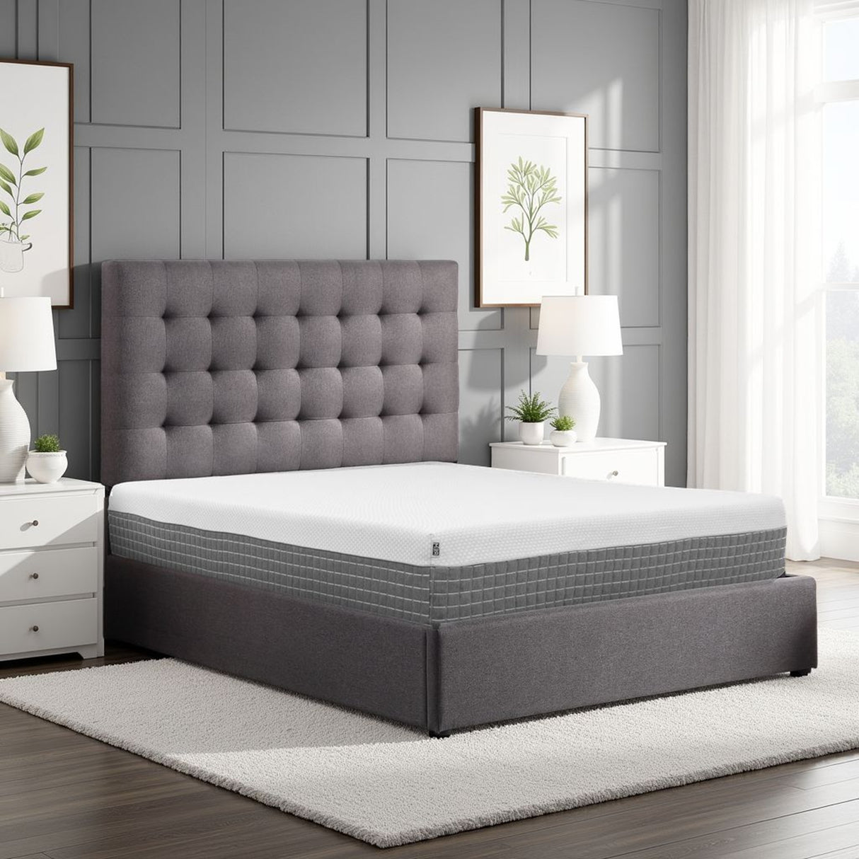 Medium 12-Inch Hybrid Memory Foam and Coil Full Mattress