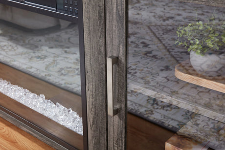 Summit Gray Fireplace TV Stand Console With Heater - Omega Lifestyles