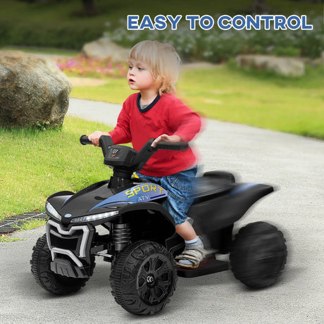 Kids Rechargeable 6V ATV Quad Ride-On Toy With Lights - Omega Lifestyles