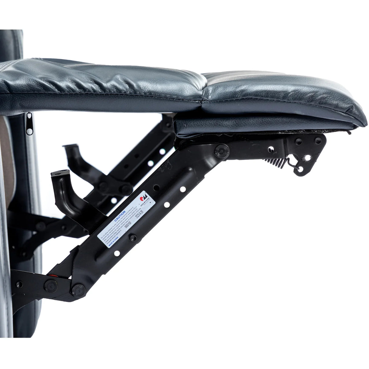 Blue PU Leather Power Recliner Chair With Cooling Cup Holder - Omega Lifestyles