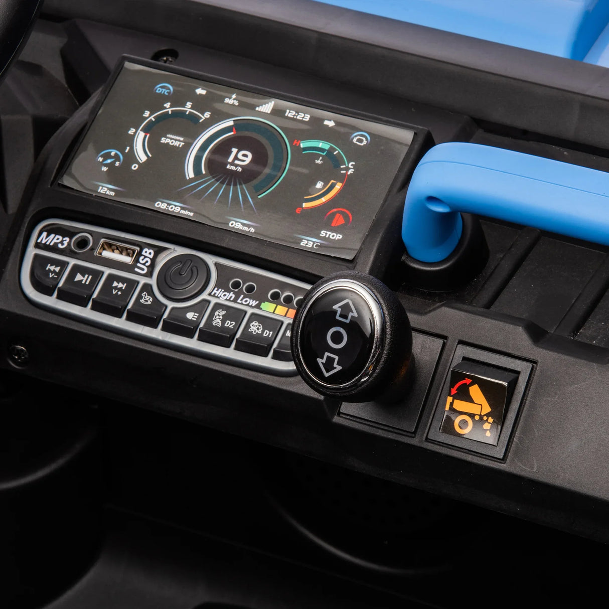 24V Two-Seater Electric Ride On Dump Truck Vehicle - Omega Lifestyles