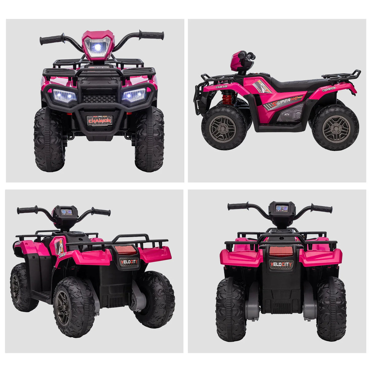 12V Battery-Operated Kids Electric ATV Four Wheeler - Omega Lifestyles