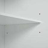 Fluted Rubber Wood Kitchen Island With Tilt-Out Trash Can - Omega Lifestyles