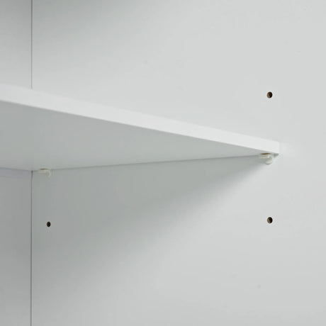 Fluted Rubber Wood Kitchen Island With Tilt-Out Trash Can - Omega Lifestyles