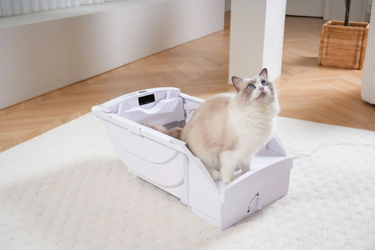 Smart Automatic Self-Cleaning Cat Litter Box - Omega Lifestyles