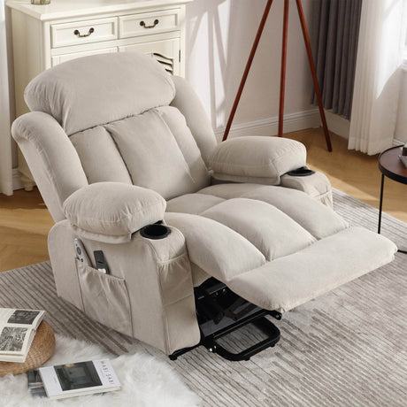 Power Lift Recliner Chair with Heat and Massage - Omega Lifestyles