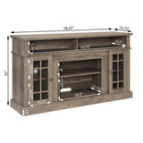 Classic Gray Wash MDF American Traditional TV Stand - Sleep Galleria