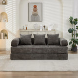 Comfy Convertible Chenille Folding Floor Sofa Bed - Omega Lifestyles