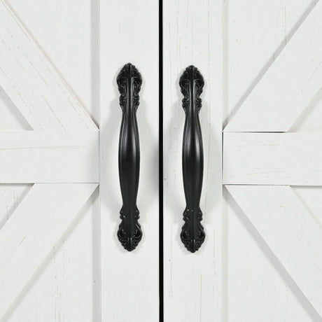 Farmhouse Kitchen Island Cart With Power Outlet - Omega Lifestyles