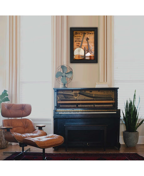 Framed Multicolor MDF Wall Art Poster - Omega Lifestyles