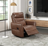 Top Grain Leather Swivel Glider Recliner Chair - Omega Lifestyles